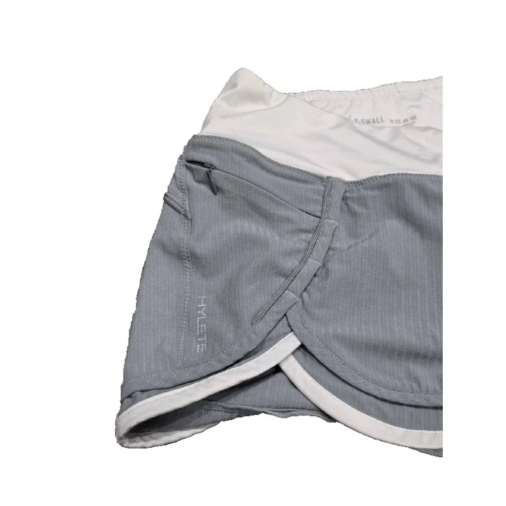 Hylete Iris Lined Shorts girl preppy Gray X-Small A005146